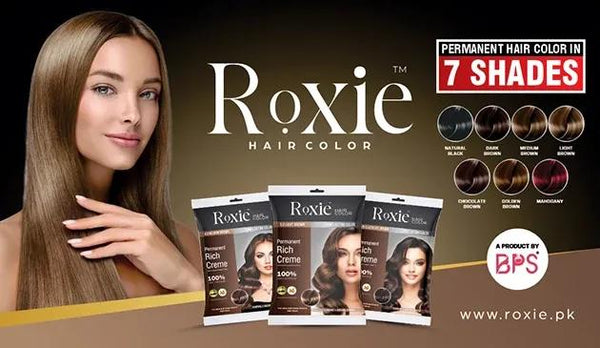 Roxie 01 Natural Black Hair Dye 100% Long Lasting