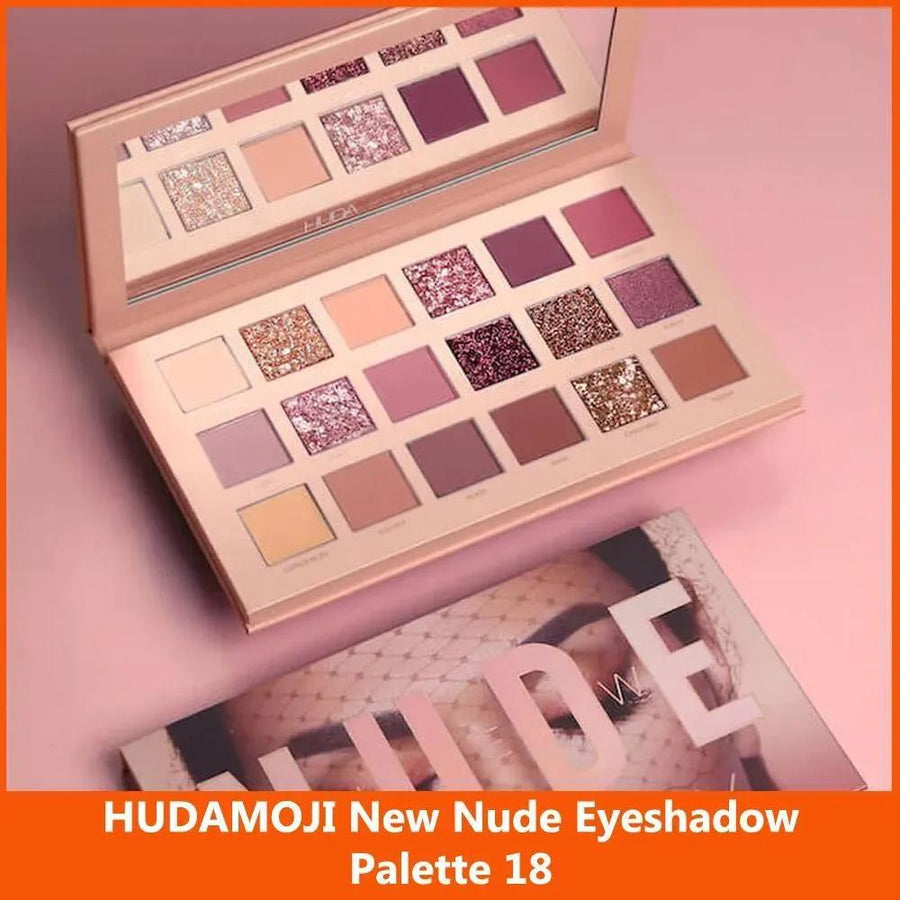 Huda Moji New Nude Eyeshadow Palette 18 Shades