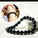 Black Bead Adjustable Bracelet for Men & Women