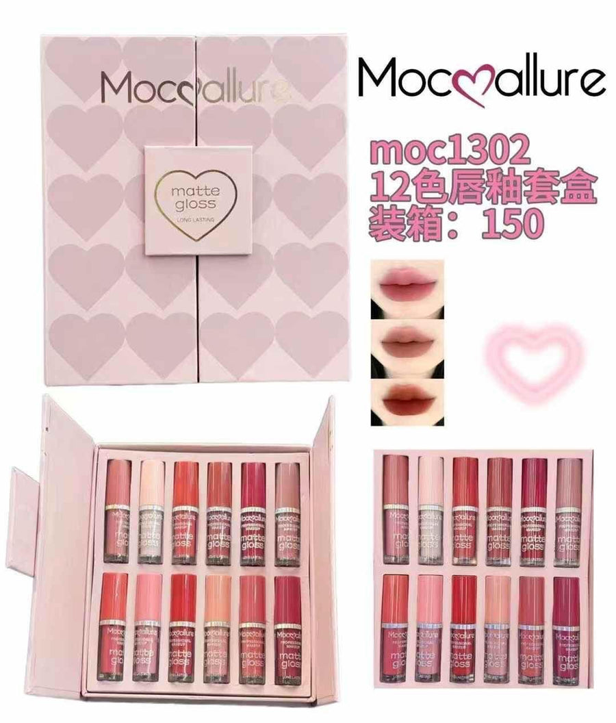 Mocallure 12 Color Matte Gloss Lipstick Set