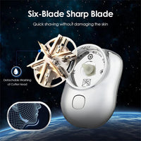 Mini Rechargeable Hair Shaver for Men & Women