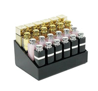 Black Makeup Organizer with Angled Slots ABS Plastic