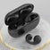 Black Silicone Earbuds with Charging Case