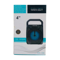 GTS 1338 4" Bluetooth MP3 Speaker with Audio Function