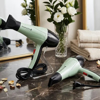 Portable Hair Dryer Green ABS Lightweight