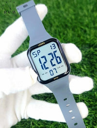 Black Digital Sport Watch with Alarm & Date Display