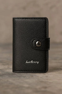 Boy's Casual Plain Wallet Brown PU Leather 1 Pc