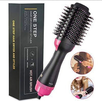 3-in-1 Hair Dryer Brush Black Ceramic Coated
