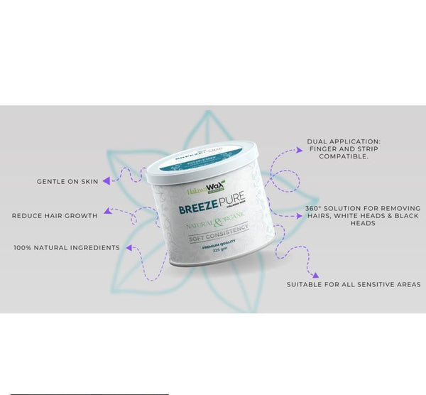 Breeze Pure Finger Wax 225gm Soft Consistency