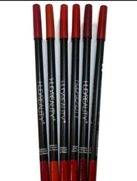 High Pigment Waterproof Lip Pencil Set Black