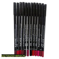 High Pigment Waterproof Lip Pencil Set Black