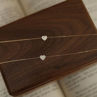 Heart Charm Bracelet Gold Plated Adjustable for Women